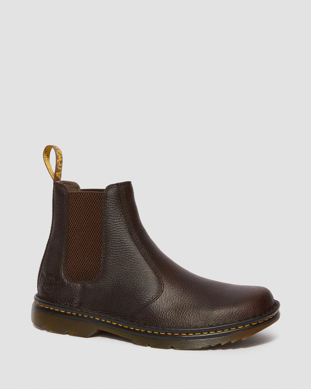 Dr Martens Suffolk Kožené Non Slip Chelsea Boots Panske ( Tmavo Hnede ) SK 201-ADYZKS